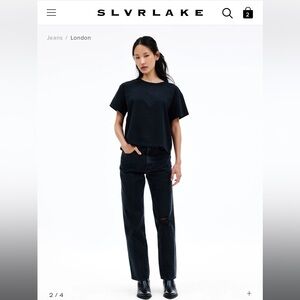 SLVRLAKE London Jeans in Long Gone